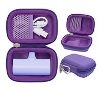 Khanka Étui pour iWALK/Veger/Charmast Compact de 4800/4500/3350/5000mAh | Compatible avec iWALK/Veger/Charmast Compact de 4800/4500/3350/5000mAh Batterie Externe;Violet,Étui uniquement