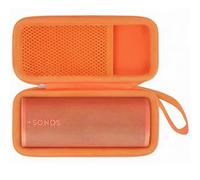 Khanka Étui Rigide Compatible avec l'enceinte Bluetooth Portable étanche Sonos Roam 2 / Sonos Roam/Sonos Roam SL, Orange, étui Uniquement