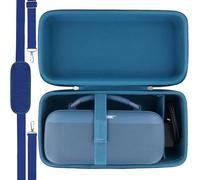 Khanka Étui Rigide pour Haut-Parleur Bluetooth Bose Soundlink Max | Compatible avec Haut-Parleur Bluetooth Bose Soundlink Max;Étui Rigide de Rangement,Bleu,Étui uniquement