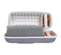 Khanka Étui Rigide pour JBL Charge 5/ Charge 4/ Essential Enceinte Portable | Compatible avec JBL Charge 5/ Charge 4/ Essential Enceinte Portable;Étui Rigide de Rangement,Blanc,Étui uniquement