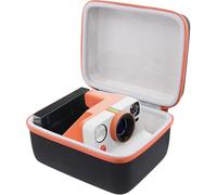 Khanka Étui Rigide pour Polaroid Now Gen3,Now+ Gen3,Now Gen2,Orange | Compatible avec Polaroid Now Gen3,Now+ Gen3,Now Gen2,Now+ Gen2,Now Now+ I-2,Flip;Étui Rigide de Rangement,Étui uniquement