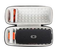 Khanka EVA Dur Cas Voyage Etui Housse Sac Case pour JBL Charge 4 / Charge 5 Enceinte Portable (Noir)