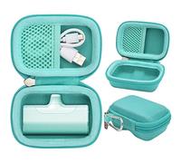 Khanka Housse Protection Compatible avec iWALK/Veger/Charmast Compact de 4800/4500/3350mAh 5000mAh Batterie Externe Chargeur Power Bank(Vert,Housse Only)