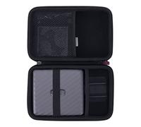 Khanka Housse Rigide de Voyage avec Album Photo pour Fujifilm Instax Wide Link Photo Imprimante (Noir)