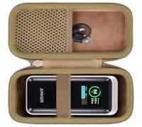 Khanka pour Anker Prime Power Bank 20,000mAh 200W / 12,000mAh 130W étui de Transport Rigide, étui Uniquement,Golden