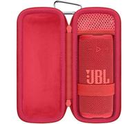 Khanka pour JBL Grip Enceinte Bluetooth Étui Rigide, Housse de Transport de Voyage pour Enceinte Bluetooth Compacte JBL Grip avec Mousqueton, Étui Seulement (Rouge)
