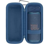 Khanka pour JBL Grip Enceinte Bluetooth Étui Rigide, Housse de Transport de Voyage pour Enceinte Bluetooth Compacte JBL Grip avec Mousqueton, Étui Seulement (Bleu)