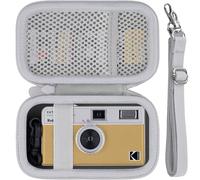 Khanka pour Kodak Snapic A1/EKTAR H35/H35N Appareil Photo Demi-Cadre Étui Rigide de Transport avec Poignée et Bandoulière, Étui Seulement (Sable)