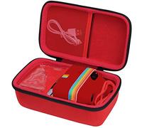 Khanka pour Polaroid Go Generation 2 / Polaroid Go Appareil Photo Instantané Mini Étui Rigide de Transport avec Poignée (Rouge, Étui Seulement)