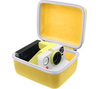 Khanka pour Polaroid Now Gen 3,Now+ Gen 3,Now Gen 2,Now+ Gen 2,Now,Now+,I-2,Flip,OneStep+ et OneStep 2-Coque de Rigide pour Appareils Photo Instantanés,Sac de Transport,Étui Uniquement (Jaune)