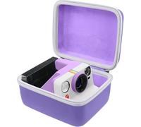 Khanka pour Polaroid Now Gen 3,Now+ Gen 3,Now Gen 2,Now+ Gen 2,Now,Now+,I-2,Flip,OneStep+ et OneStep 2-Coque de Rigide pour Appareils Photo Instantanés,Sac de Transport,Étui Uniquement (Violet)
