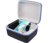 Khanka pour Polaroid Now Gen3,Now+ Gen3,Now Gen2,Now+ Gen2,Now,Now+,I-2,Flip,OneStep+ et OneStep 2-Coque de Rigide pour Appareils Photo Instantanés,Sac de Transport,Étui Uniquement(Fermeture Bleue)