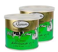 Khanum Ghee - Lot de 2 graisses pour beurre, 500 g