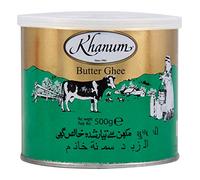 KHANUM Pure Butter Ghee 500 g - Lot de 2