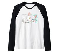 Khao Manee Rare Odd-Eye Race Thai Anime Chat Blanc Manche Raglan