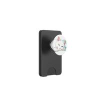 Khao Manee Rare Odd-Eye Race Thai Anime Chat Blanc PopSockets PopWallet pour MagSafe