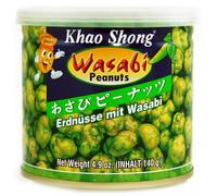 Khao Shong Cacahuètes Wasabi Snack Culture pour les amateurs de piquant 140g