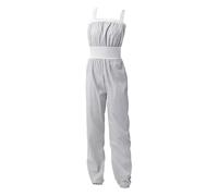 KHASCBNF Ballet Warmup Pants Pantalons de Ballet for Femmes, Salopettes d'échauffement Danse, Combinaisons, Pantalons Amples, Yoga Fitness, vêtements Sport Courts/Longs(Long Grey,M)