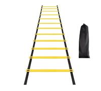 KHASCBNF Échelle D’Agilité Échelles d'agilité Sangles en Nylon for l'entraînement de Vitesse et la flexibilité Sportive équipement d'échelle d'énergie d'entraînement Football Échelle De Rythme(6m)