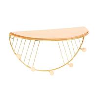 KHASCBNF Étagères Flottantes Étagères à Livres flottantes Modernes for Le Rangement Mural Étagère de Murale Semi-Circulaire Moderne Simple Crochet en ferÉtagère Maison Salon