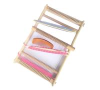 KHASCBNF Metier A Tisser Outils de poignée Bricolage Cadre métier à Tisser en Bois Kit Tricot Puzzle for Filles Pompon Chaussettes Chapeau Écharpe Écharpes Fabricant