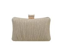 KHASCBNF Pochette Soirée Pochettes étincelantes for mariée et demoiselle d'honneur, sac à main élégant chaîne détachable for soirée en club for femmes(Champagne)