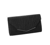 KHASCBNF Pochette Soirée Sac de soirée à paillettes, pochette chaîne, sac bandoulière élégant et décontracté for femme, main for(Black)