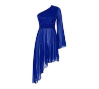 KHASCBNF Robe De Culte Chorale for Femmes, Costume Danse Ballet | Louange liturgique Performance de danse lyrique Vêtements de danse