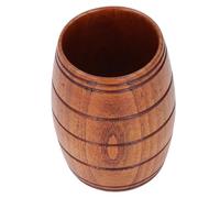 KHASCBNF Tasse En Bois Tasse de thé à boire en bois forme baril multifonctionnel tasse 210ml for le Camping plein air barre la maison