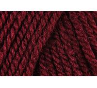 KHASO Stylecraft Lot de 5 pelotes de fil à tricoter spécial grosse laine à tricoter 100 % acrylique pour couvertures, housses de coussin, jouets, pulls - Pelotes de 100 g - Bordeaux (1035)