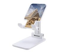 KHAUERBC Pyramids of Egypt Support de téléphone réglable en hauteur et angle, support de téléphone avec téléphones de 10,2 à 33 cm, support de téléphone portable pour bureau, voyage, accessoires de