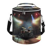 KHAUERBC Rock Band Stage Sac isotherme et pliable multi-poches pour plage, voyage, travail