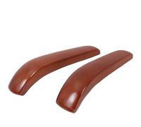 KHBUAB 1 Paire de Coussins D'accoudoirs en Bois pour Chaise de Bureau, Remplacements Confortables Poignée Profilée, pour Femmes Enceintes et Travailleurs de Bureau