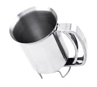 KHBUAB 1pièce Distributeur de Pâte Inox pour Crêpes et Beignets Entonnoir Doseur Étanche pour Gâteau Ustensile de Cuisine Léger et Résistant Adapté Maison et Pâtisserie