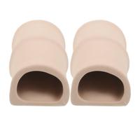 KHBUAB 2 Pièces Ornement D'élevage Aquarium en Céramique, Cachette Tube Bambou