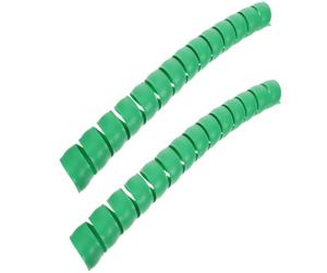 KHBUAB 2 Pièces Protection Complète Anti-griffures pour Meubles D'intérieur Manchon en Plastique Vert à Construction Spirale Flexible et Design Moderne