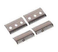 KHBUAB 2pièces Tête de Rasoir de Sécurité Traditionnelle Acier Inoxydable avec Peigne Ouvert Outil de Rasage pour Hommes Accessoires de Rasoir Manuel pour Salon et Domicile