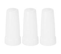 KHBUAB 3 Pièces Couvercle de Diffuseur Givré pour Lampe Torche, Capuchon D'objectif de Lampe Torche, Plastique Blanc, pour Diamètre 28mm, Adoucit la Lumière, Protège des Éblouissements,