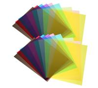 KHBUAB 30 Pièces Plaque de Couleur pour Éclairage D’Ambiance, Feuille de Filtre Photo en PVC, Installation Rapide, Légère, pour Tournage Vidéo et Plateau