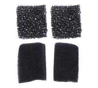 KHBUAB 4 Pièces Éponge de Maquillage Noire Dense pour Halloween et Cosplay, Création de Cicatrices Barbes, Matière Éponge Souple pour Effets Spéciaux Réalistes