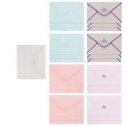 KHBUAB 45pièces Set de Papeterie pour Écriture de Lettres avec Papier et Enveloppes Fleuries Papier à Lettre Élégant et Pratique pour Invitations Remerciements et Correspondance