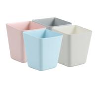 KHBUAB 4pcs Paniers de Rangement à Suspendre en Pp pour Maison et Salon de Beauté, Installation Simple, Gain de Place pour Articles Cuisine et Salle de Bain