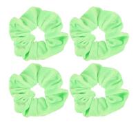 KHBUAB 4pièces Élastiques Cheveux Fluorescents Élastique Queue de Cheval pour Femmes et Filles pour Sport Yoga Soirée Accessoires Cheveux Doux Non Dangereux