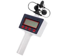 KHBUAB Anémomètre Portatif à Main avec Écran Lcd, Mesure Précise Vitesse du Vent, Plastique Léger, pour Travaux Terrain et Gestion Forestière
