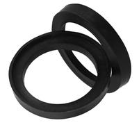 KHBUAB Anneau D'espacement pour en Plastique Noir 1,5 Pouce Installation Facile et Sécurisée Haut-Parleur Stéréo de Voiture pour Audio Trois Voies