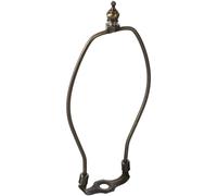 KHBUAB Armature Abat Jour en Fer Couleur Café pour Lampe Cadre de Lampe Corne Support Abat Jour Solide et Solide et Lampadaire