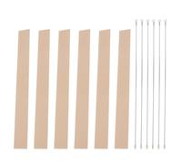 KHBUAB Bandes Chauffantes Accessoires de Remplacement pour Scelleuse Thermique 6pcs en Aluminium et Tissu Haute Température 200mm Performance Stable pour Machine à Sceller