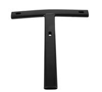 KHBUAB Barre de Support de Dossier Inclinable en Acier Noir pour Chaise Pivotante Connexion Fixe Plug and Pull, Design en T Robuste pour Usage Extérieur