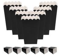 KHBUAB Boîtes à Popcorn Décoratives en Carton Blanc Léger et Sûr pour Fêtes à Domicile et Réceptions de Mariage, Paquet de 100 Pièces pour Bonbons et Snacks