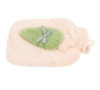 KHBUAB Bouillotte Ceinture Ventre en Pvc Housse Imitation Fourrure de Lapin Amovible, Maintien Chaleur pour L'hiver Froid, Accessoire Confortable et Doux
